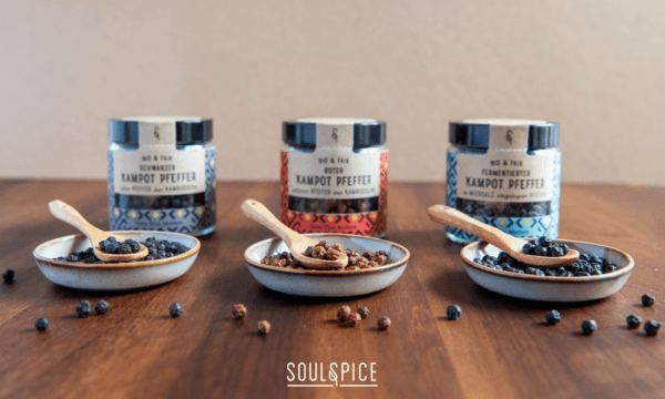 Kampot Pfeffer Gläser und Schalen