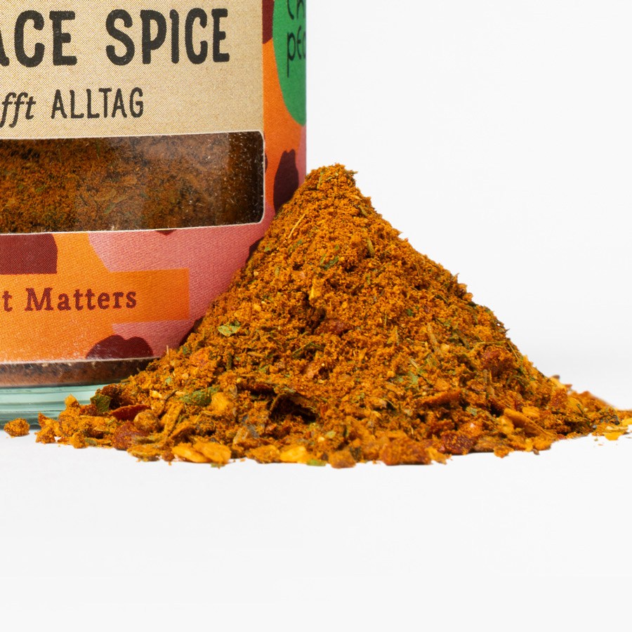chickpeace spice nahaufnahme gewürzhaufen