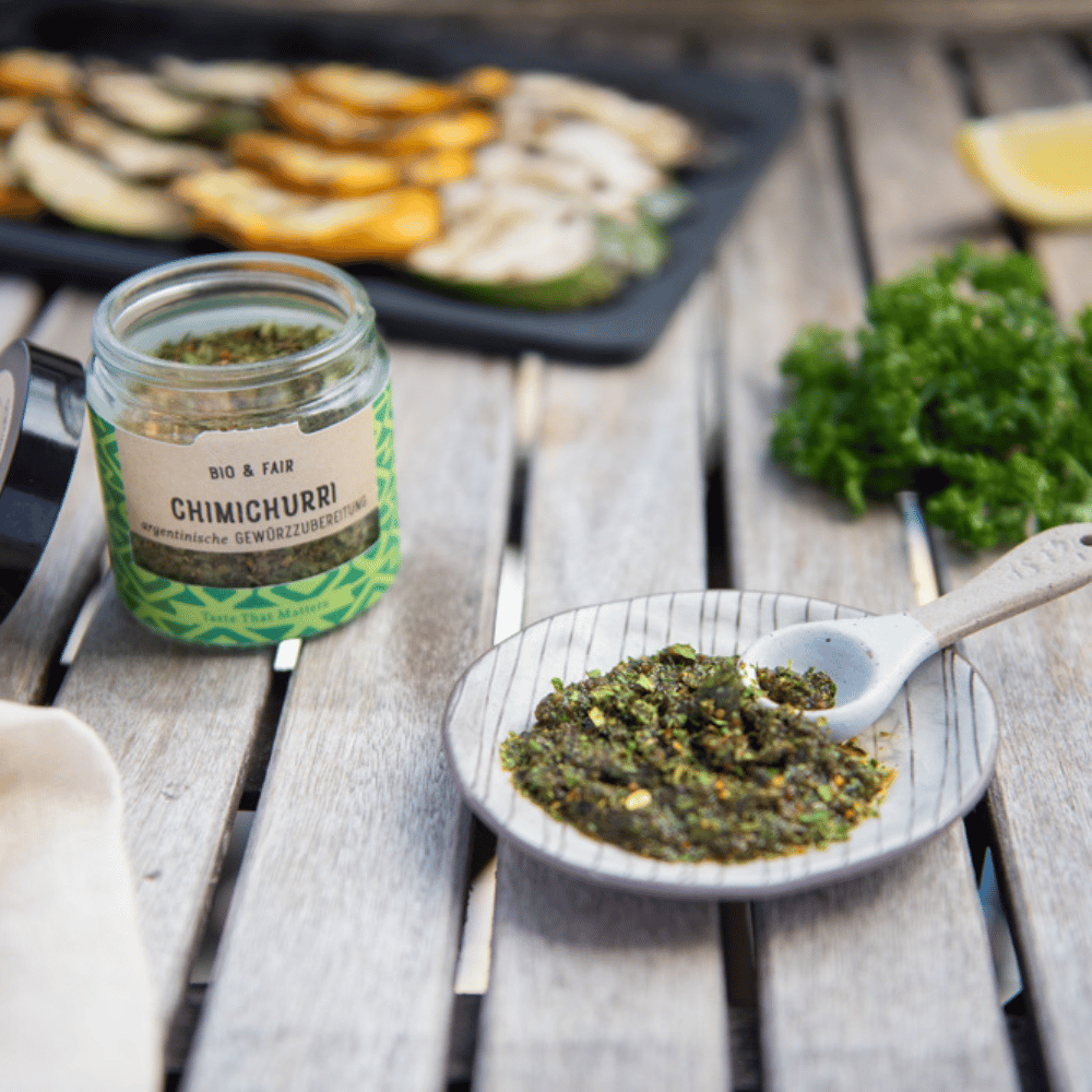 Chimichurri mit Grillgemüse