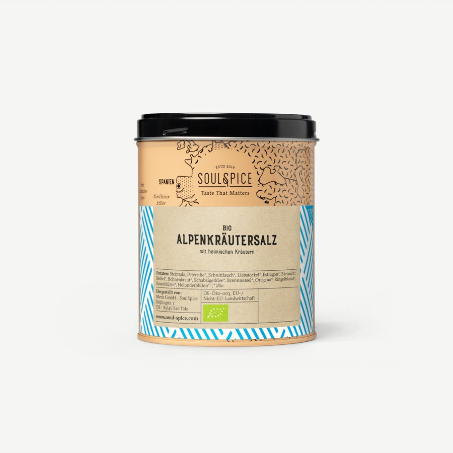 Kräutersalz mit essbaren Blüten