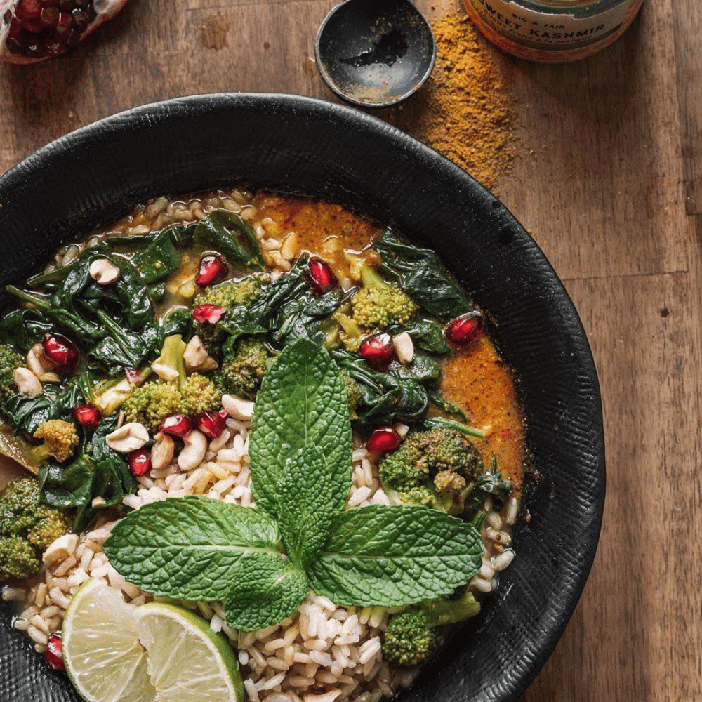 Sweet Kashmir mit Gericht