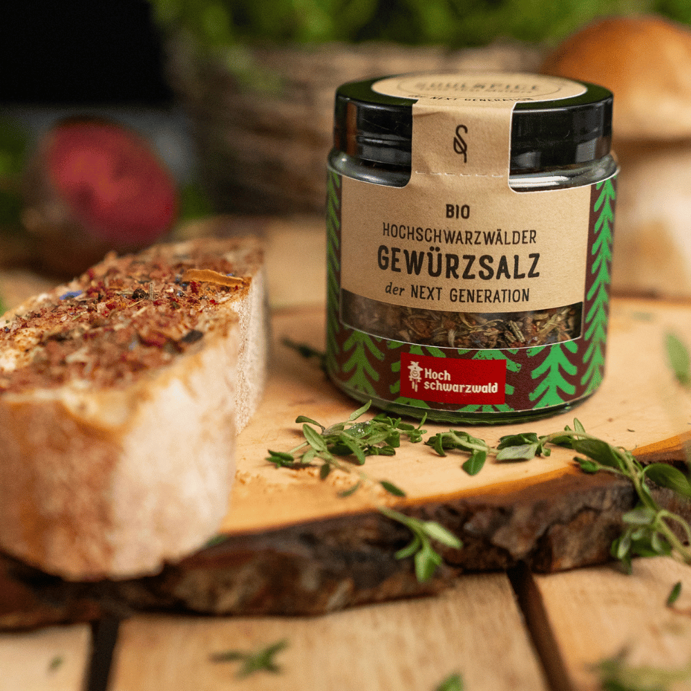Gewürzsalz aus des Hochschwarzwald mit Butterbrot