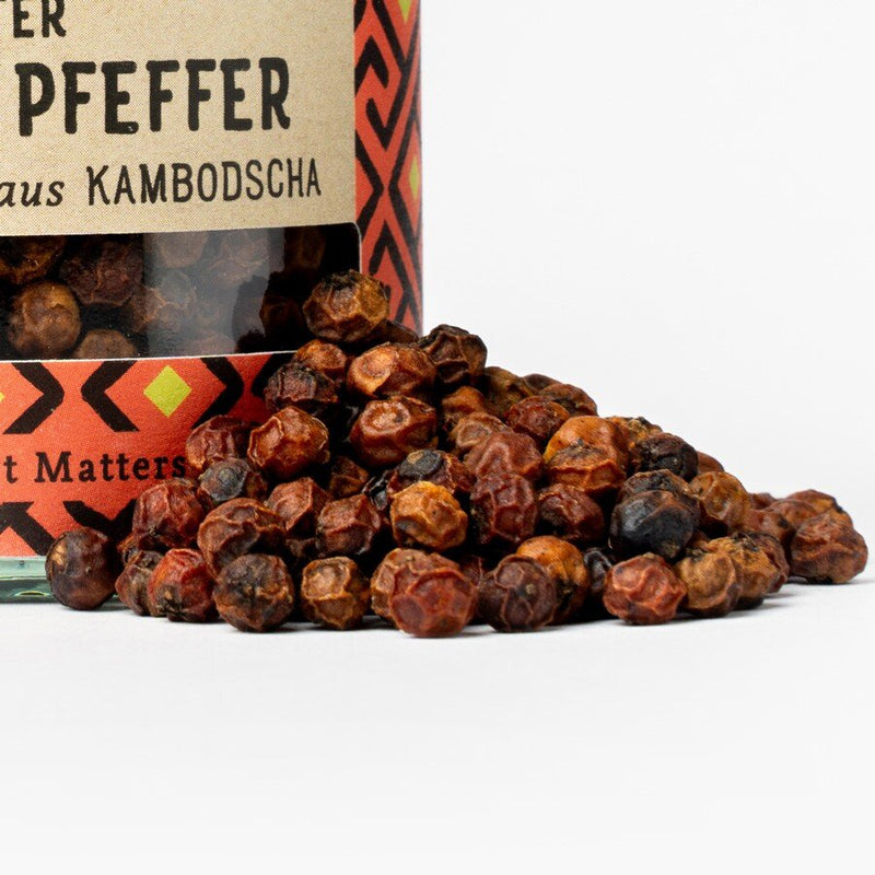 Roter Kampot Pfeffer (ganz)
