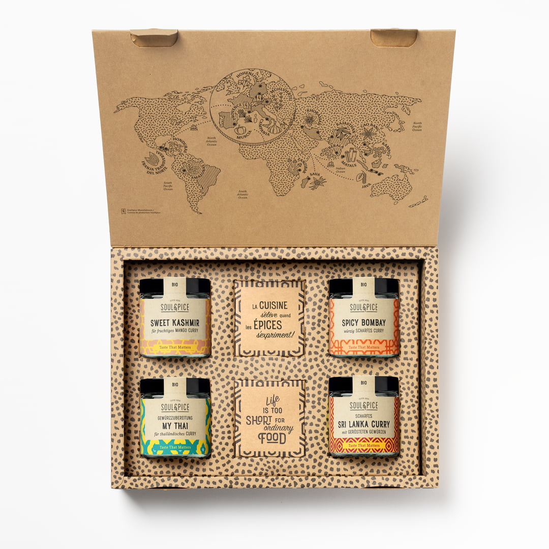 Curry Gewürze Geschenkbox
