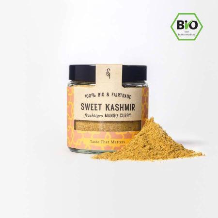 Curry Sweet Kashmir Mango Curry Bio Currypulver Bio Currygewuerz 1 450x450 - Sweet Kashmir Bio