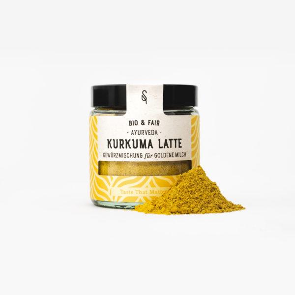 Kurkuma Latte Goldene Milch Bio