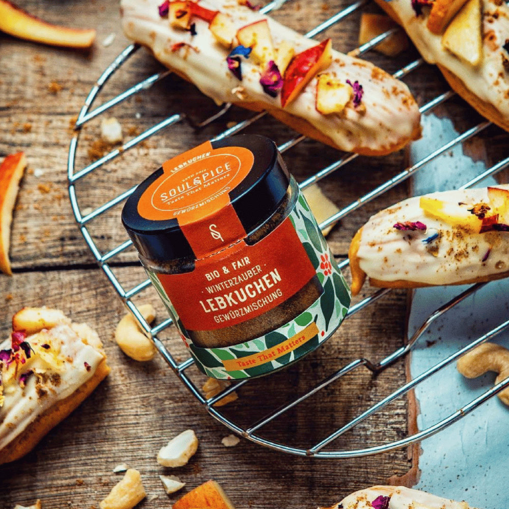 Lebkuchengewürz mit Keksen