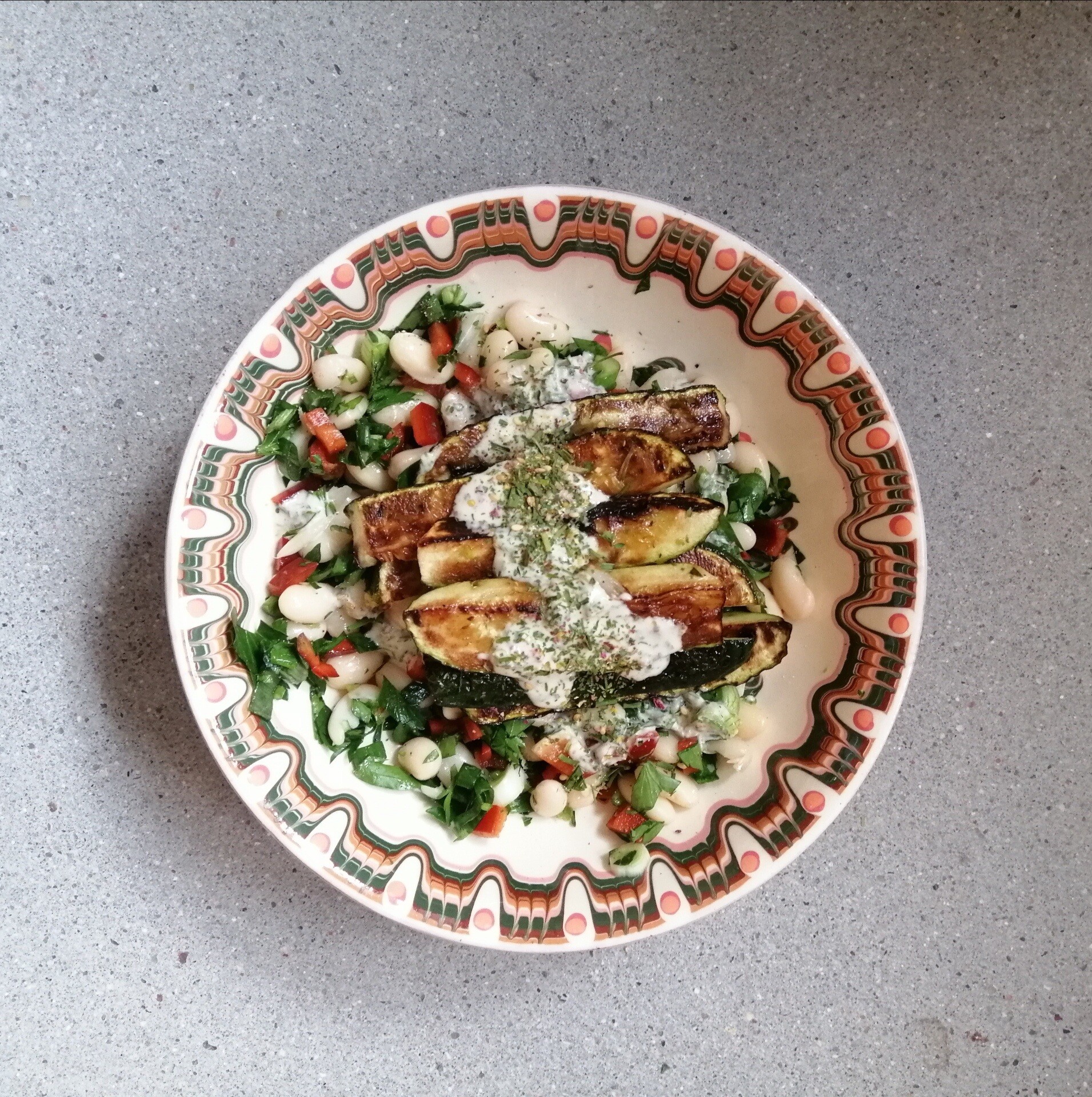 Orientalischer Bohnensalat