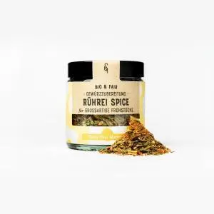 Rührei Spice mit Gewürzhaufen