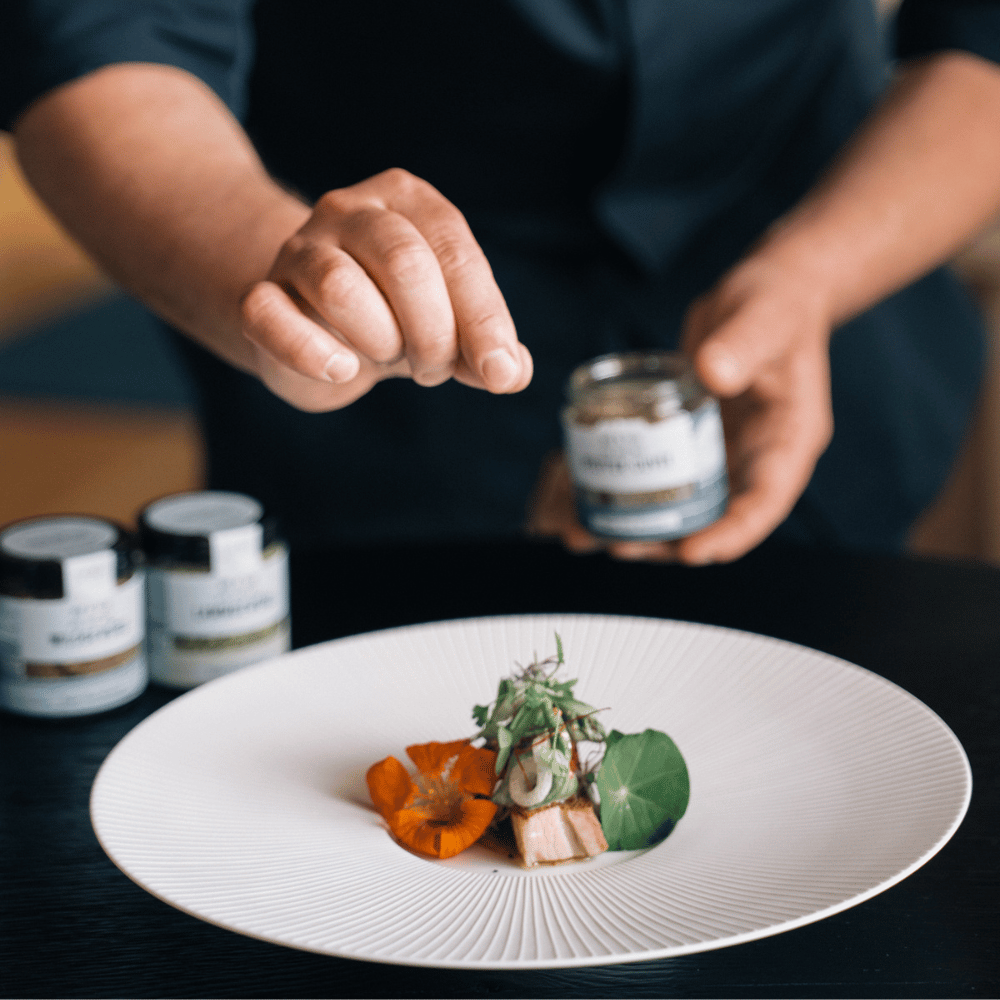 Schweinebauch mit Pfeffer-Cuvée