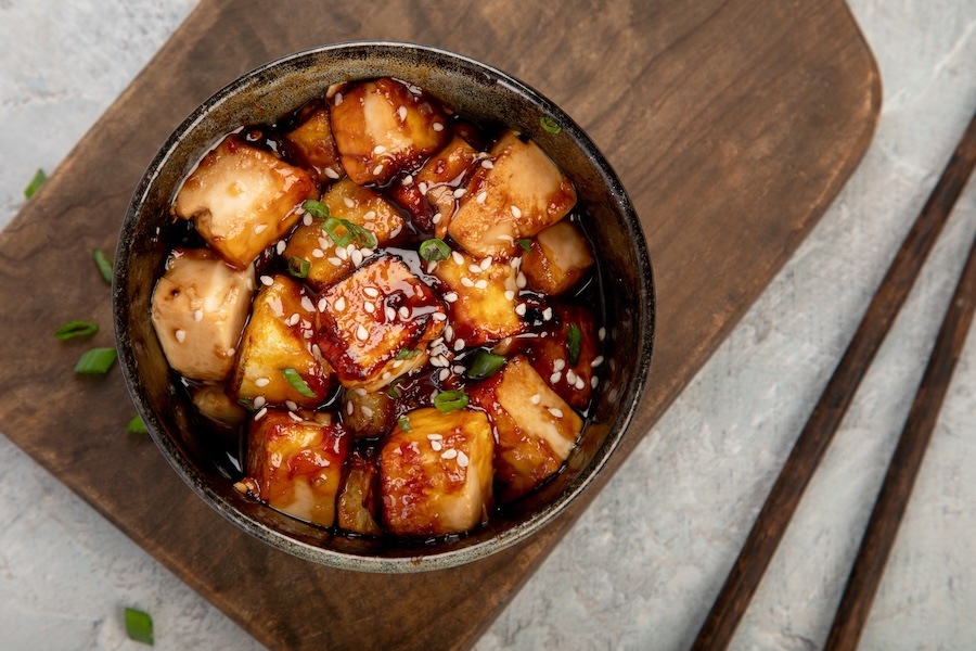Stir Fry Tofu lecker gewürzt